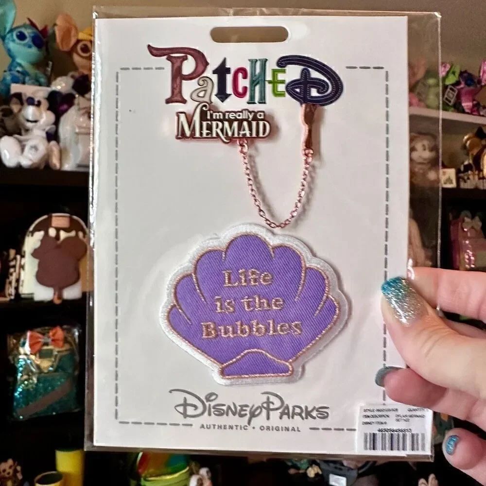 The Little Mermaid Flair Pin & Patch Flair Set Ariel Disney NEW